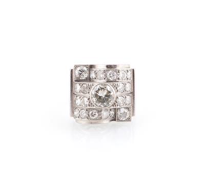 Altschliffbrillant Ring zus. ca. 2,60 ct - Gioielli