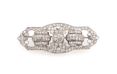 Diamantbrosche zus. ca.1,90 ct - Schmuck