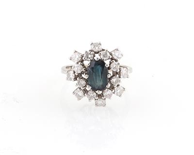 Brillant Saphir Ring - Klenoty