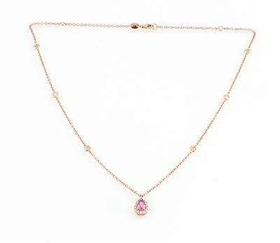 Wempe Brillant Saphir Collier - Klenoty