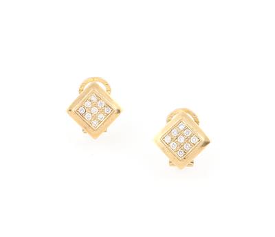 Brillantohrclips zus. ca. 0,50 ct - Schmuck