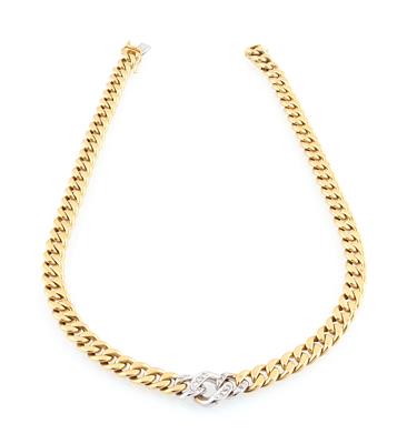 Diamantcollier zus. ca. 0,40 ct - Jewellery