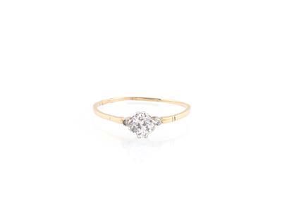 Altschliffdiamant Ring zus. ca. 0,45 ct - Jewellery