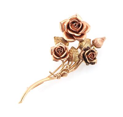Brosche Rose - Jewellery