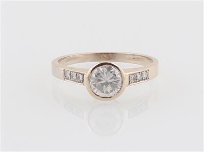 Brillantring zus. ca. 0,90 ct - Klenoty