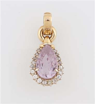 Diamant Amethyst Anhänger - Klenoty