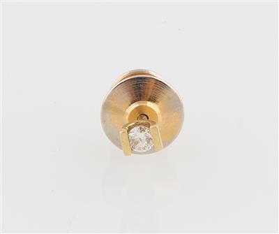 Brillantsolitär Anstecker ca. 0,15 ct - Gioielli