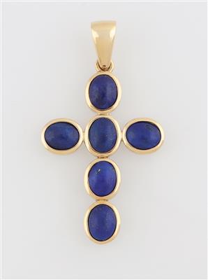 Lapis Lazuli Kreuzanhänger - Gioielli