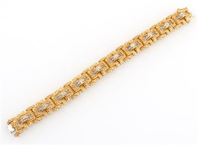 Achtkantdiamant Armband zus. ca. 0,25 ct - Gioielli