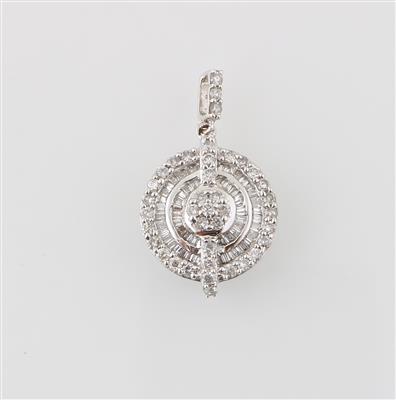 Brillant Diamant Angehänge zus. ca. 0,65 ct - Gioielli