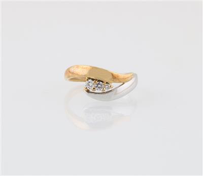 Brillant Ring zus. ca. 0,16 ct - Klenoty