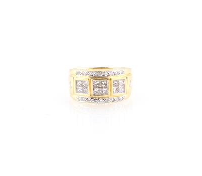 Diamantring zus. ca. 1 ct - Jewellery