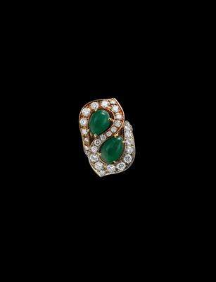 Moroni Brillant Smaragd Ring - Gioielli