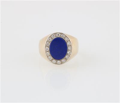 Brillant Lapislazuli Ring - Schmuck