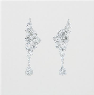 Diamant Ohrsteckgehänge zus. ca. 1,75 ct - Jewellery