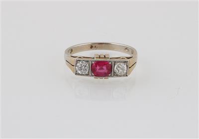 Altschliffbrillant Ring zus. ca. 0,30 ct - Gioielli