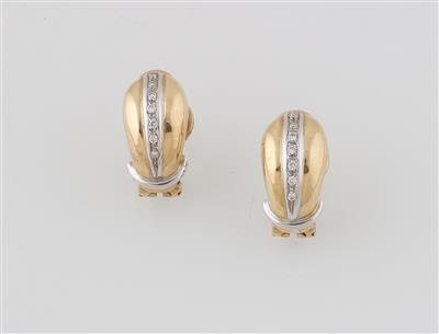 Brillant Ohrclips zus. ca. 0,15 ct - Jewellery
