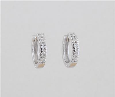 Brillantcreolen zus. ca. 0,30 ct - Jewellery