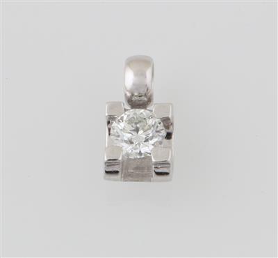 Brillantsolitär Anhänger ca. 0,38 ct - Schmuck