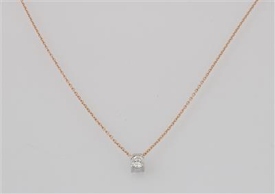 Brillantsolitär Collier ca. 0,25 ct - Gioielli