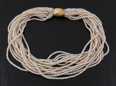 Süßwasserkulturperlen Collier - Schmuck