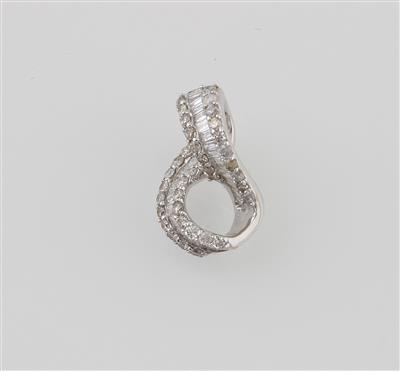 Brillant Diamantanhänger zus. ca. 0,80 ct - Klenoty