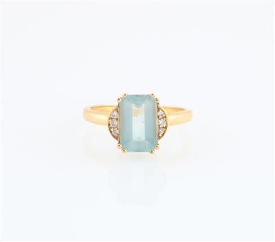 Brillant Aquamarin Ring - Jewellery