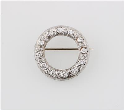 Diamantbrosche zus. ca. 1,40 ct - Jewellery