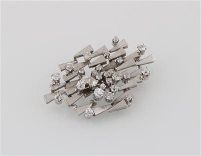 Altschliffdiamant Brosche zus. ca. 2,50 ct - Jewellery