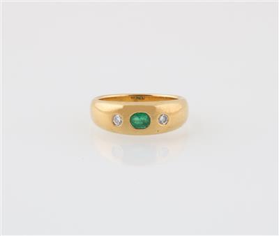 Brillant Smaragd Ring - Jewellery