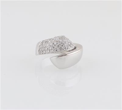 Brillantring zus. ca. 1,05 ct - Klenoty