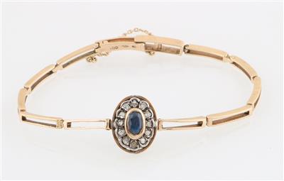 Diamantrauten Saphir Armband - Jewellery