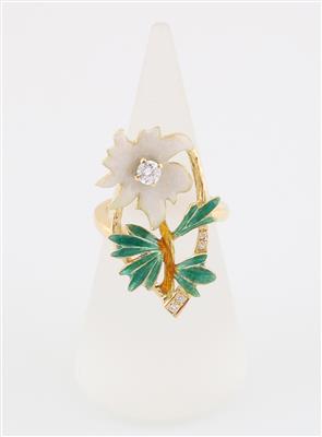 Brillant Blütenring - Jewellery