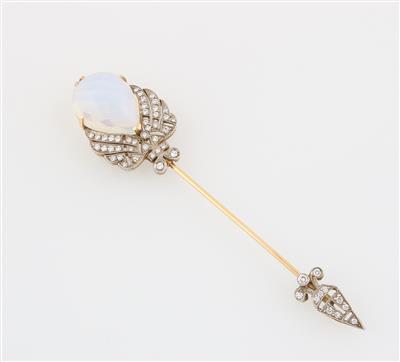 Brillant Jabot Pin - Klenoty