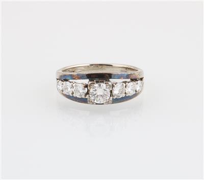 Brillantring zus. ca. 0,95 ct - Klenoty