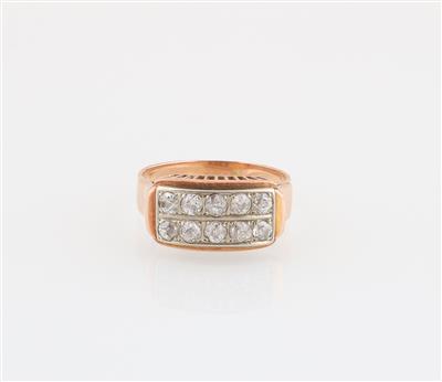 Altschliffdiamant Ring zus. ca. 0,50 ct - Jewellery