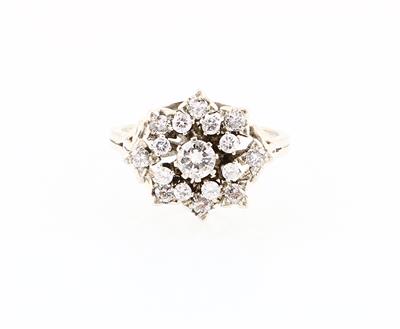 Brillantring zus. ca. 0,85 ct - Klenoty