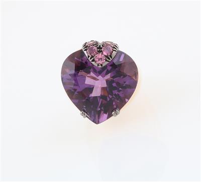 Amethystring ca. 18 ct - Klenoty