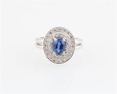 Brillant Saphir Ring - Klenoty