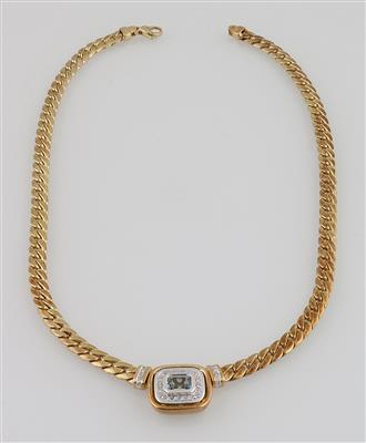 Aquamarin Brillant Collier - Jewellery