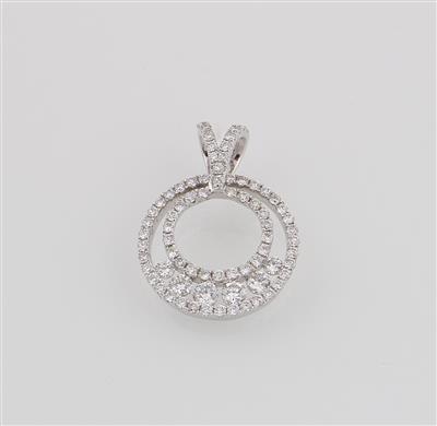 Brillantanhänger zus. ca. 0,80 ct - Jewellery