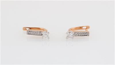 Brillant Ohrringe zus. ca. 0,55 ct - Jewellery