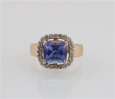 Brillant Tansanit Ring - Gioielli