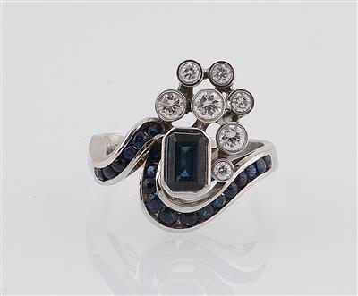 Brillant Saphir Ring - Klenoty