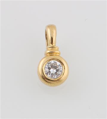 C. Bucherer Brillant Solitär Anhänger ca. 0,25 ct - Klenoty