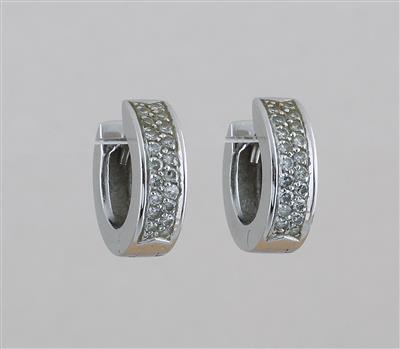 Achtkantdiamant Ohrringe zus. ca. 0,20 ct - Jewellery