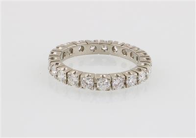 Brillant Memoryring zus. ca. 1,55 ct - Jewellery