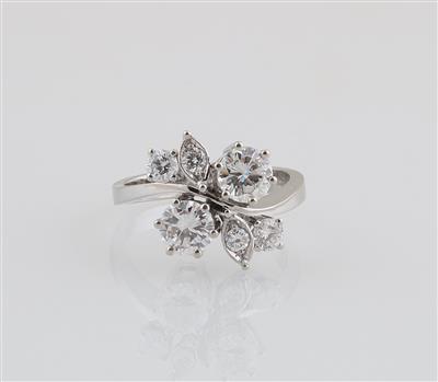 Brillantring zus. ca. 1,55 ct - Klenoty