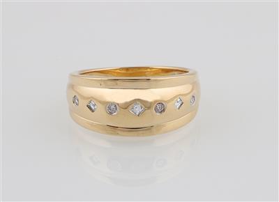 Diamantring zus. ca. 0,14 ct - Klenoty