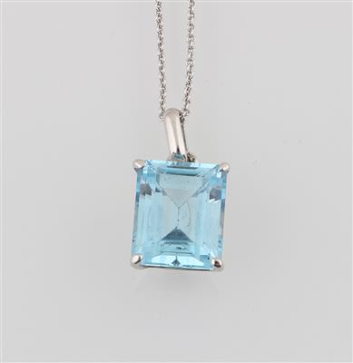 Anhänger mit behandeltem Topas ca. 5 ct - Schmuck